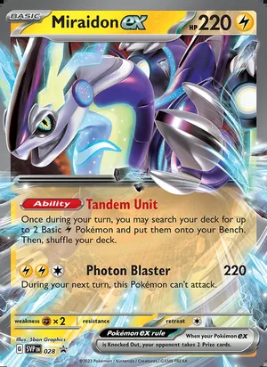 Miraidon ex #028, SWSH Black Star Holo, TCGdex reference