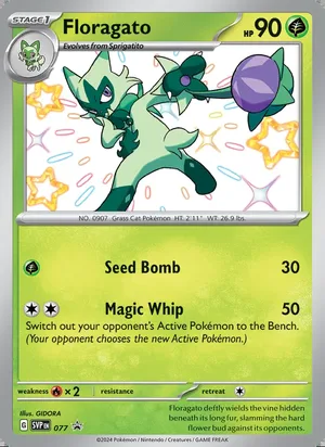 Floragato #077, SWSH Black Star Holo, TCGdex reference