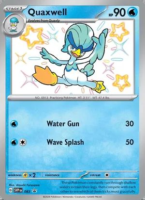 Quaxwell #083, SWSH Black Star Holo, TCGdex reference