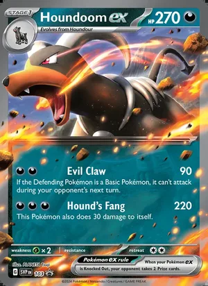 Houndoom ex #103, SWSH Black Star Holo, TCGdex reference
