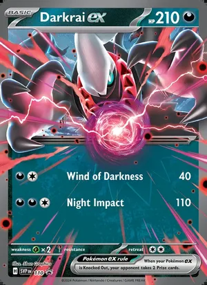 Darkrai ex #110, SWSH Black Star Holo, TCGdex reference