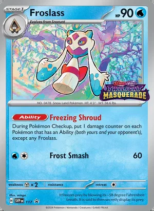 Froslass 117, prerelease base reference scan