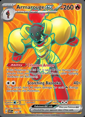 Armarouge ex #125, SWSH Black Star Holo, TCGdex reference
