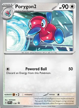 Porygon2 #138, SWSH Black Star Non Holo, TCGdex reference