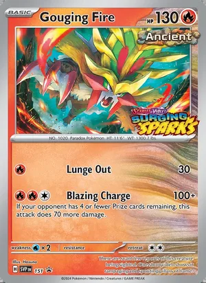 Gouging Fire 151, prerelease base reference scan