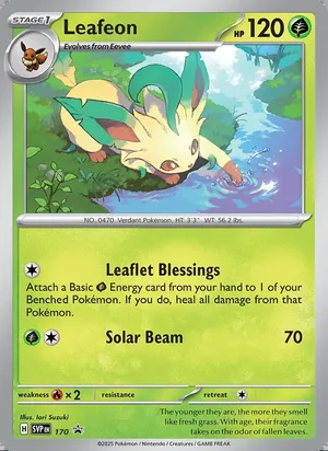 Leafeon #170, SWSH Black Star Holo, TCGdex reference