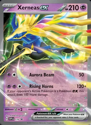 Xerneas ex #179, SWSH Black Star Holo, TCGdex reference