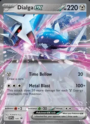Dialga ex #180, SWSH Black Star Holo, TCGdex reference