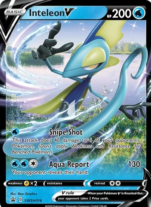 Inteleon V #SWSH016, SWSH Black Star Holo, TCGdex reference