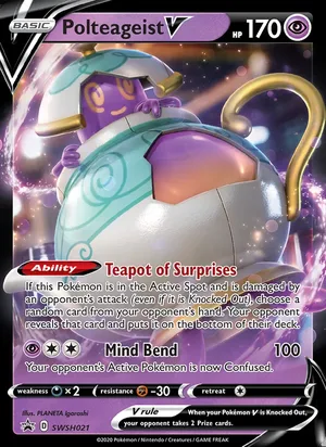 Polteageist V #SWSH021, SWSH Black Star Holo, TCGdex reference