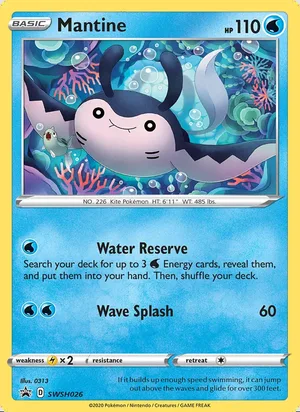 Mantine #SWSH026, SWSH Black Star Holo, TCGdex reference