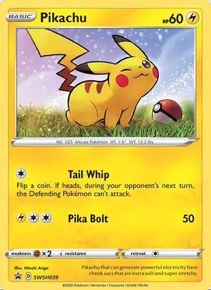 Pikachu #SWSH039, SWSH Black Star Holo, TCGdex reference