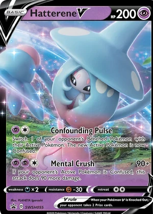 Hatterene V #SWSH055, SWSH Black Star Holo, TCGdex reference
