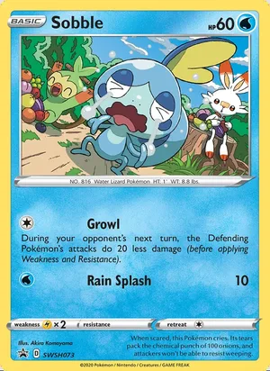 Sobble #SWSH073, SWSH Black Star Holo, TCGdex reference