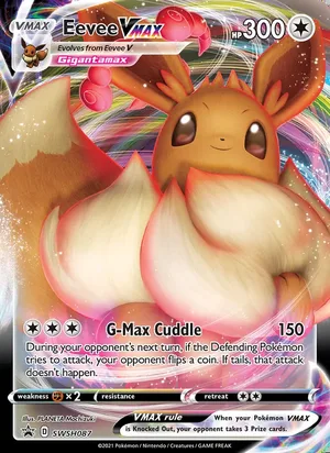 Eevee VMAX #SWSH087, SWSH Black Star Holo, TCGdex reference