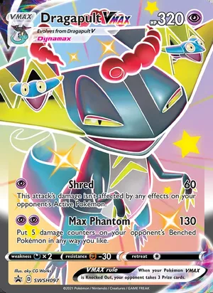 Dragapult VMAX #SWSH097, SWSH Black Star Holo, TCGdex reference