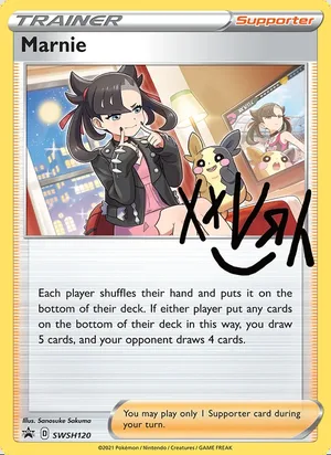 Marnie #SWSH120, SWSH Black Star Holo, TCGdex reference