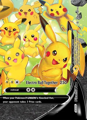 Pikachu V-UNION #SWSH142, SWSH Black Star Holo, TCGdex reference