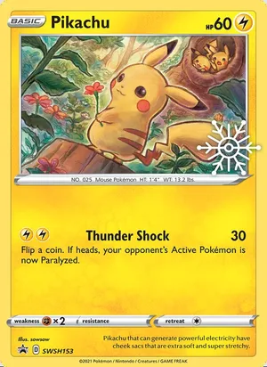 Pikachu #SWSH153, SWSH Black Star Holo, TCGdex reference