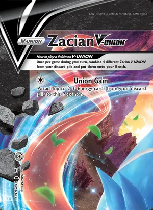 Zacian V-UNION #SWSH163, SWSH Black Star Holo, TCGdex reference