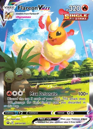 Flareon VMAX #SWSH180, SWSH Black Star Holo, TCGdex reference