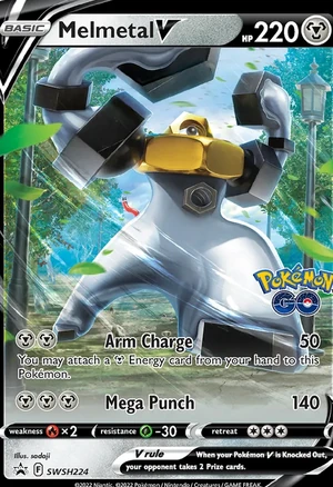 Melmetal V #SWSH224, SWSH Black Star Holo, TCGdex reference
