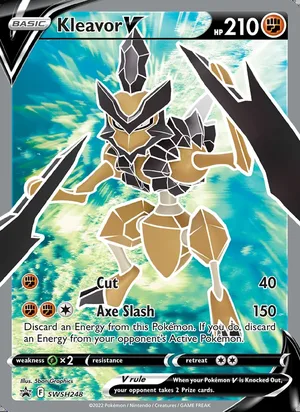 Kleavor V #SWSH248, SWSH Black Star Holo, TCGdex reference