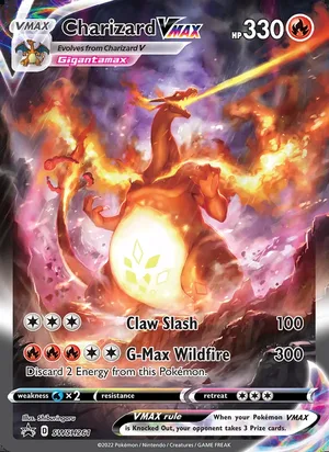 Charizard VMAX #SWSH261, SWSH Black Star Holo, TCGdex reference