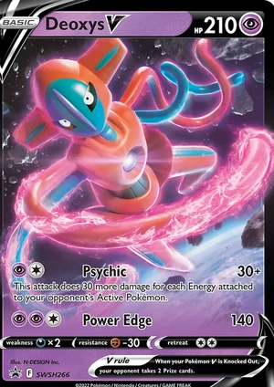 Deoxys V #SWSH266, SWSH Black Star Holo, TCGdex reference