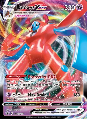 Deoxys VMAX #SWSH267, SWSH Black Star Holo, TCGdex reference