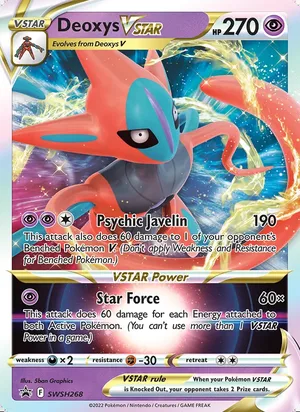Deoxys VSTAR #SWSH268, SWSH Black Star Holo, TCGdex reference