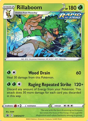 Rillaboom #SWSH277, SWSH Black Star Holo, TCGdex reference