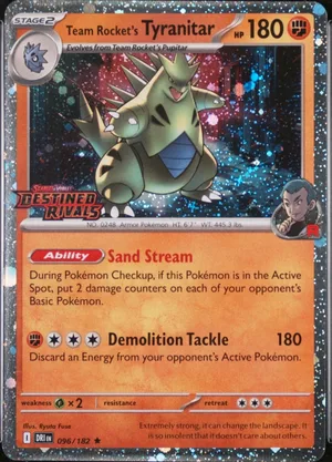 Team Rocket's Tyranitar Prerelease PSA cert 156634162 reference placeholder