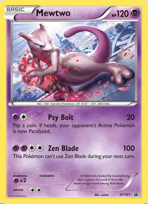 Mewtwo #XY101, XY Black Star Holo, TCGdex reference