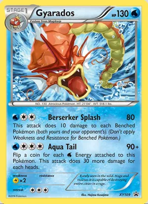 Gyarados #XY109, XY Black Star Holo, TCGdex reference