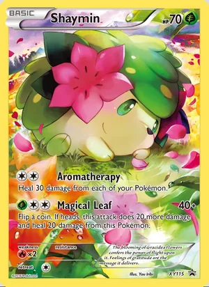 Shaymin #XY115, XY Black Star Holo, TCGdex reference