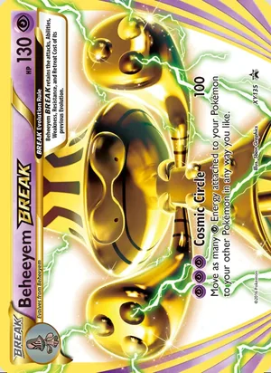 Beheeyem BREAK #XY135, XY Black Star Holo, TCGdex reference
