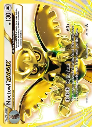 Noctowl BREAK #XY136, XY Black Star Holo, TCGdex reference