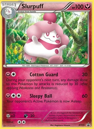 Slurpuff #XY15, XY Black Star Holo, TCGdex reference