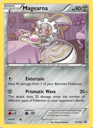 Magearna #XY165, XY Black Star Holo, TCGdex reference