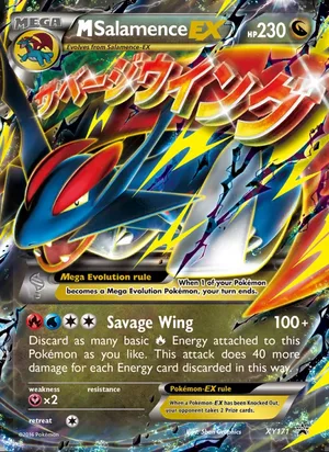 M Salamence-EX #XY171, XY Black Star Holo, TCGdex reference