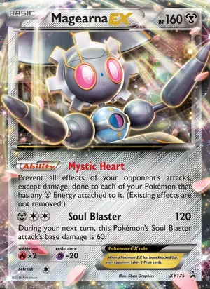 Magearna-EX #XY175, XY Black Star Holo, TCGdex reference