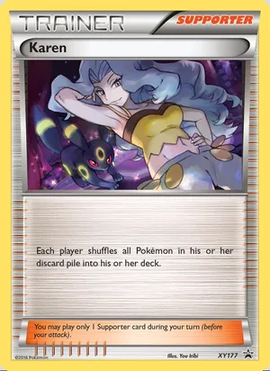Karen #XY177, XY Black Star Non Holo, TCGdex reference