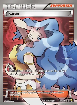 Karen #XY177, XY Black Star Alternate Art, TCGdex reference