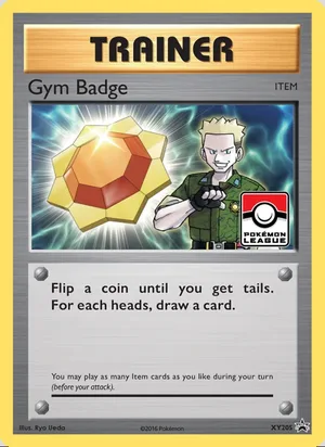 Gym Badge #XY205, XY Black Star Holo, TCGdex reference