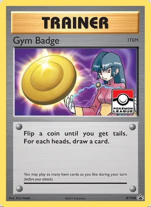 Gym Badge #XY208, XY Black Star Holo, TCGdex reference