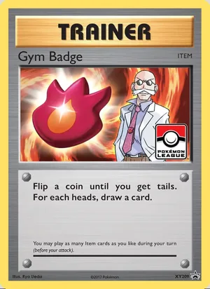Gym Badge #XY209, XY Black Star Holo, TCGdex reference