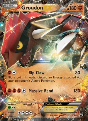 Groudon EX #XY42, XY Black Star Holo, TCGdex reference