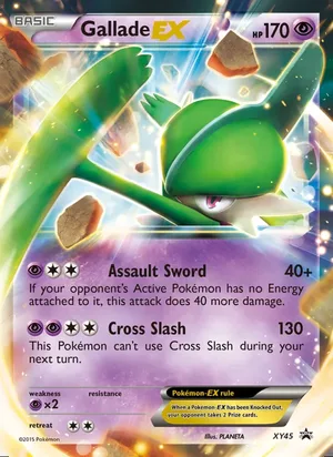 Gallade EX #XY45, XY Black Star Holo, TCGdex reference