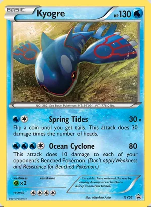 Kyogre #XY51, XY Black Star Holo, TCGdex reference